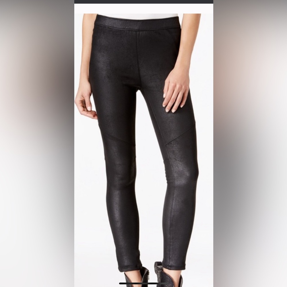 EUC Free People Faux Leather Leggings